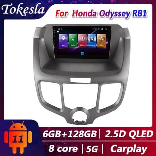 Tokesla 9" Android 11 Car Radio For Honda Odyssey RB1 Auto Central Multimedi Gps Navigation bluetooth Dvd Player 5G 2004-2008