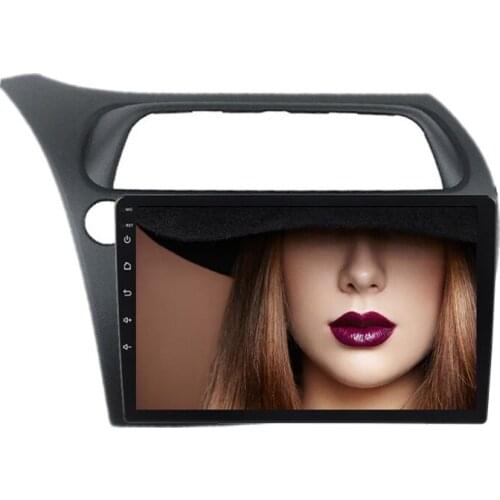 9" 2.5D Screen Car Multimedia Video Player For Honda Civic Hatchback 2006 - 2011 Radio Dashboard Stereo GPS Android 10 2Din DVR