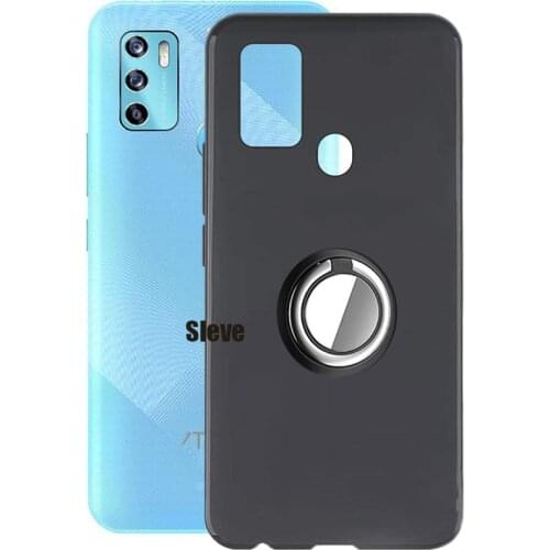 Metal Ring Bracket Case For ZTE Blade A7s 2020 (6.5")Cases Soft Soft Silicone Back Cover For ZTE Blade A7s 2020 (6.5")