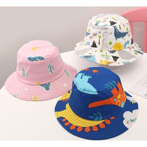 Children Hat Summer Printing Cap For Boys And Girls Kids Sun Caps Cartoon Baby Hats 2 years to 8 years