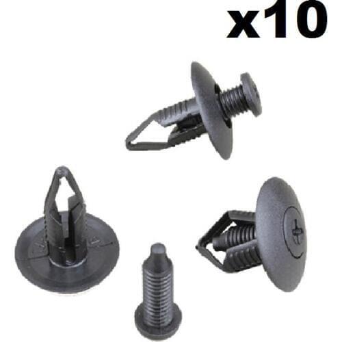 FOR HONDA MAZDA MITSUBISHI FOR NISSAN SAAB FOR SUZUKI DOOR TRIM PANEL CLIPS x10