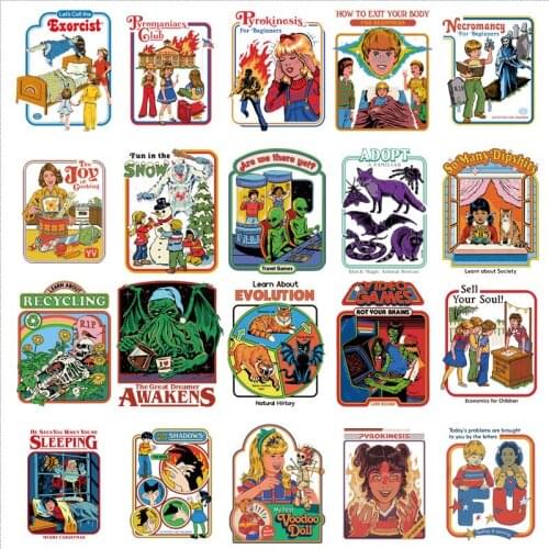 Europe Funny Vintage printing for clothes iron on custom patches for clothes thermo-stickers for children