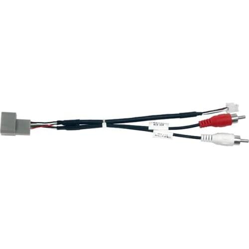 FEELDO CarAudio Wiring Harness With USB Cable For Lada Vesta Aftermarket Stereo Installation Wire Adapter