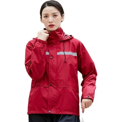 Blue Rain Coat Pants Set Riding Mens Electric Motorcycle Raincoat Waterproof Adult Rain Poncho Outdoor Sports Suit Gift Ideas