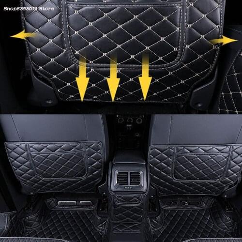 Car Seat Back Anti-kick Mat Anti-Dirty Protector Cover Waterproof Pads For Volkswagen VW Tiguan MK2 2017 2018 2019 2020 2021
