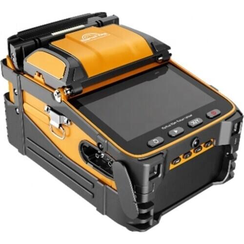 Fiber splicing machine 7800 mAH lithium battery 6 motors auto focus built-in power meter + VFL