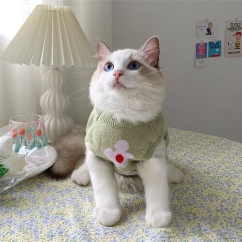 New Year Autumn Winter Sweater Warm Small Dogs Cat Clothes Kitten Puppy Clothes Lovely Hoodies Cute Pet Costume
