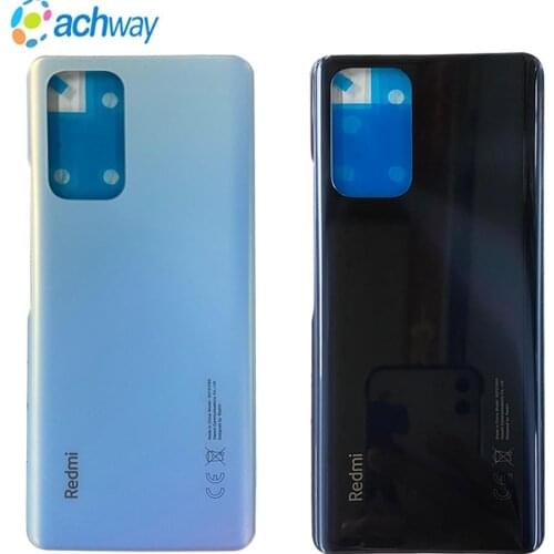 Original NEW For Xiaomi Redmi Note 10 Pro Back Battery Cover Glass Panel Note10 Pro Rear Housing Door Case For Redmi Note 10 Pro