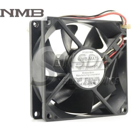 Original For NMB 3110KL-04W-B79 8025 80mm 8cm DC 12V 0.38A For 2851 2821 switch CPU Cooler Cooling Fan