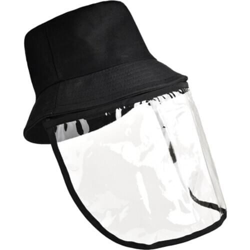 Unisex Dustproof Bucket Hat Protective Splash-proof Cap Outdoor Sun Hat