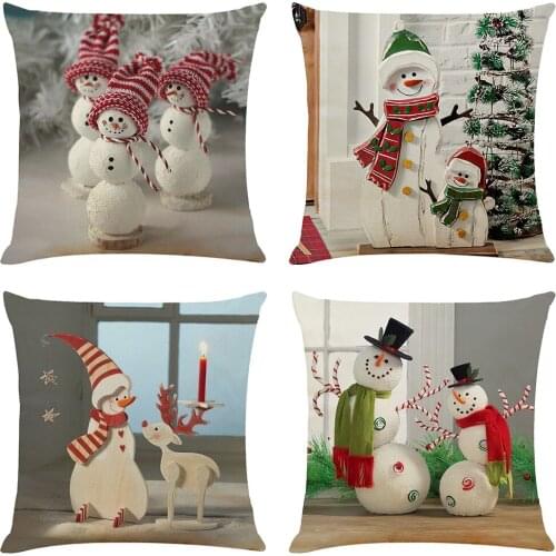 Christams Tree Cushion Cover Hoga Decorative Pillow funda cojines 45x45 housse de coussin Nordic Throw Pillow Cover for Sofa Car