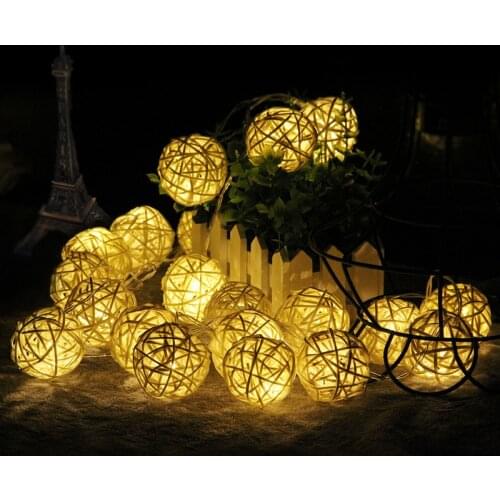 Christmas Decorations for Home Ball String Lights Garland Christmas Ornament Gift Table Decor 2020 Xmas New Year Decorations