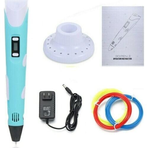 3D Printing Pen With 12 Colours 3D Doodle Pen Filament Refills ABS PLA 1.75mm 3d Printing Best Pen for Kids with ABS Filament