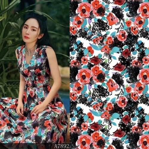 39mm heavy satin Gambiered Canton gauze fabric cheongsam dress heavy silk fabric natural silk fabric wholesale silk cloth