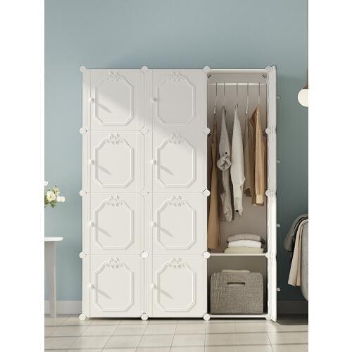 Simplicity Wardrobe Nordic Bedroom Furniture Armarios Dormitorio Kleiderschrank Storage Cabinet Armario Portatil Wooden