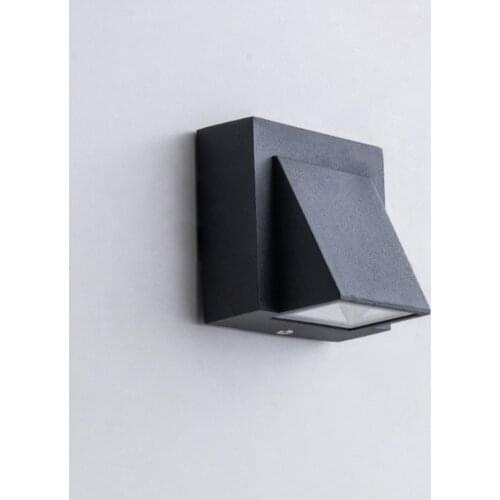 LED Wall Lamp IP65 Waterproof Indoor & Outdoor Aluminum Lighting Surface Mounted Garden Porch Modern Simple Creative Light