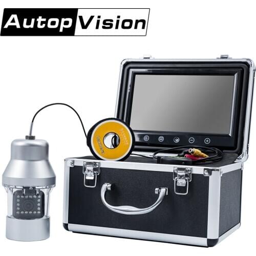 Video Recorder Fish Finder Underwater Detection Camera 360 Degree 9inch Fishing Camera Ice Fishing Finder Ice Under Monitoring