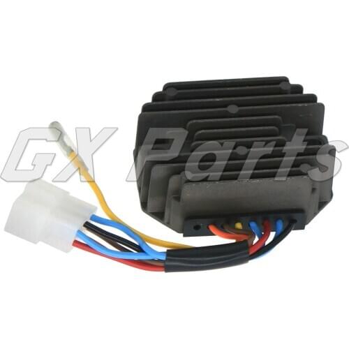 12V Rectifier Regulator YMR000897 119640-77711 119640-77710 Fits Komatsu Yanmar Engine 3D75 3D72 3D78 2D68E 2D70E 3D74E 3TNE74