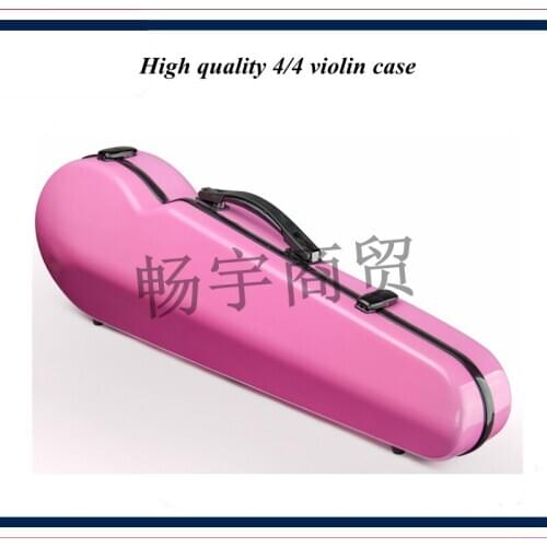 High quality Professional violin case 4/4 FRP carbon fiber Peach Fashion style violin parts violin accessories 029