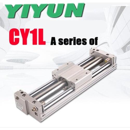 Yiyun Magnetically Coupled Rodless Cylinder CY1L10-100 CY1L10-200 CY1L10-250 CY1L10-300 CY1L10-350 CY1L10-400 CY1L10-500