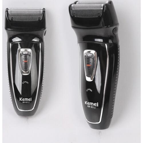KEMEI Electric Shaver Rotary Hair Trimmer Rechargeable Reciprocating Electronic Shaving Machine Face Care Razor KM-8013 2 Heads