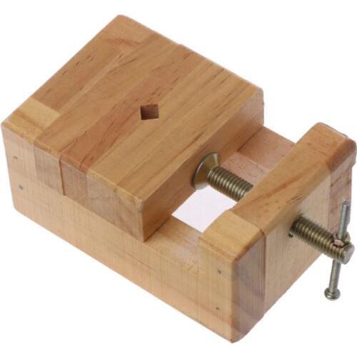 Wood Flat Vise Mini Clamp-on Bench Vise Flat Tongs Woodworking Carving Engraving