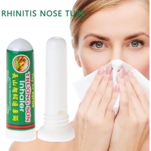 Thailand Herbal Nasal Inhaler Stick Mint Cylinder Treament For Asthma Nasal Congestion Headache Refreshing Aroma Stick Inhaler