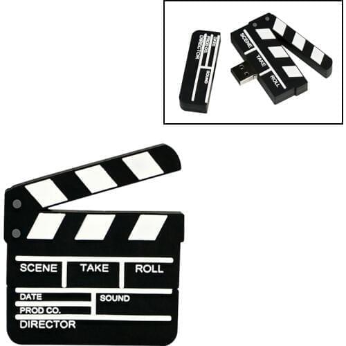 Creative Usb Flash Drive Movie Clapper Board Pendrive 128GB Flash Memory Card 64GB Pen Drive 32GB Usb Stick 4GB 8GB Flash Drive