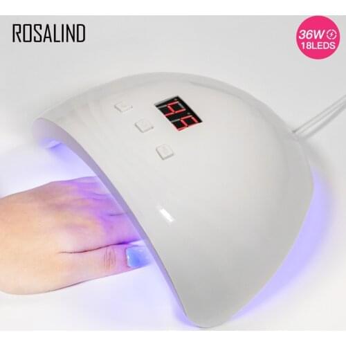 36W Nail Lamp Nail Salon Use Large Space Intelligent Sensor Phototherapy Lamp Nail Polish Glue Professional Dryer Nail Art tool