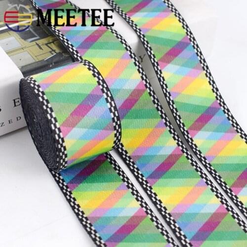2/4m 38mm 1mm thick Fashion Printed Ethnic Jacquard Webbing Bags Strap Belt Ribbons DIY Tape Bias Binding Sewing Accessories