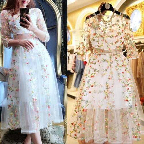 Longqibao Floral Summer Dresses