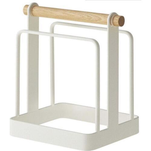 Metal Storage Rack Kitchen Cabinets Shelf Chopping Board Organizer Shelves Kitchen Holder