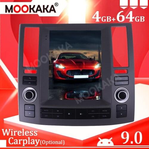 Tesla Style Android 10.0 128G For Infiniti FX35 FX45 2006-2009 Radio Multimedia Player Recoder Auto Stereo Head Unit DSP Carplay