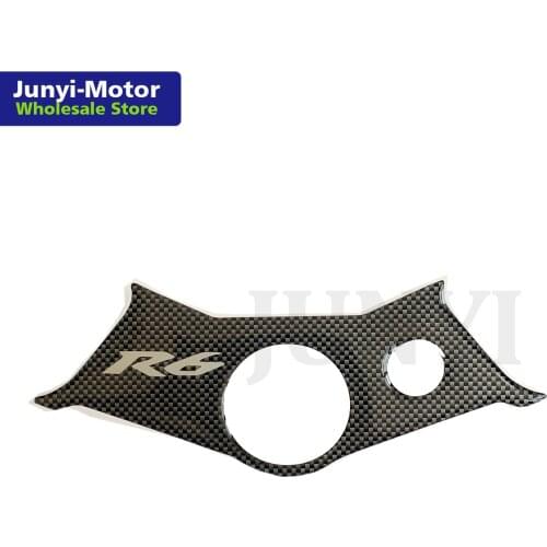 For Yamaha YZF R6 2003 2004 2005 3DMotorcycle Decal Pad Triple Tree Top Clamp Upper Front End Stickers Decals