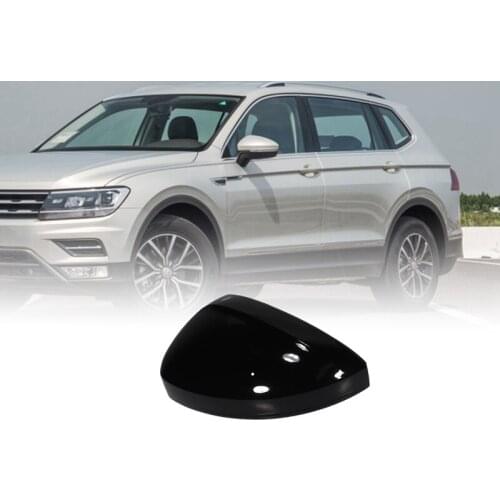 NEW-2Pcs Car Left and Right Rearview Mirror Housing Cover for Tiguan L 2017 2018