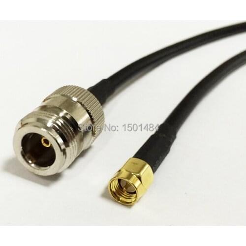 New SMA- N cable adapter SMA male to N type female jack Convertor RG58 Wholesale Fast Ship 50CM 20"
