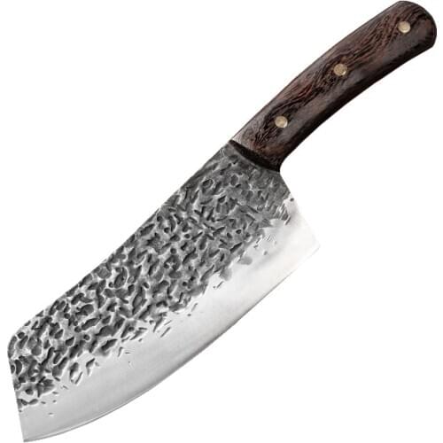 Cleaver Knife Japan Kitchen Chef Knives Wood Handle Meat Fruit Vegetable Fish Butcher Knife Chinese Cleaver High Carbon Knives