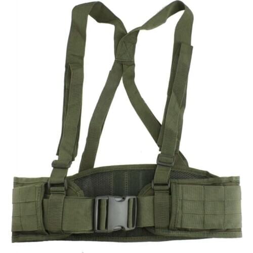 Tactical Molle Belt Airsoft Military Nylon Waist Support Combat Suspender Outdoor Sports Men Waistband Army Hunting Waist Belts