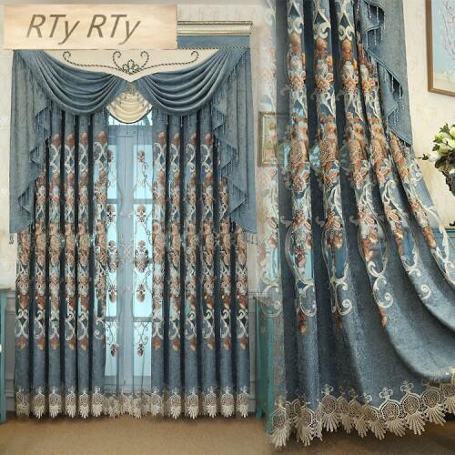 High quality Shading curtains for Livingroom Flat window tulle curtains for Kitchen Window Treatment Drap Decoration bedroom