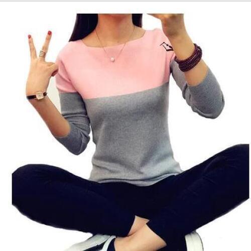 Autumn Winter Sweater Women Knit High Elastic Jumper Women Sweaters And Pullovers Female Tricot Pull Femme Tops