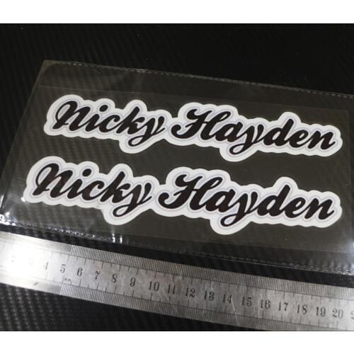 1PCS moto GP Styling Sticker Decals Nicky 69 Reflective sticker