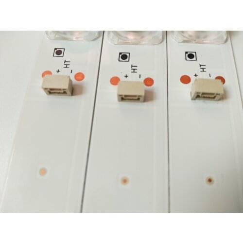 30 peças/lote parágrafo 43L1600C 2600C 43L26CMC L43E9600 JL.D43081330-004BS-M E469119 8 lâmpadas 770 milímetros