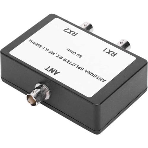 1 pc Antenna Splitter RX HF Cable Signal Splitters ABS Consumer Electronics 1-50 MHz 50