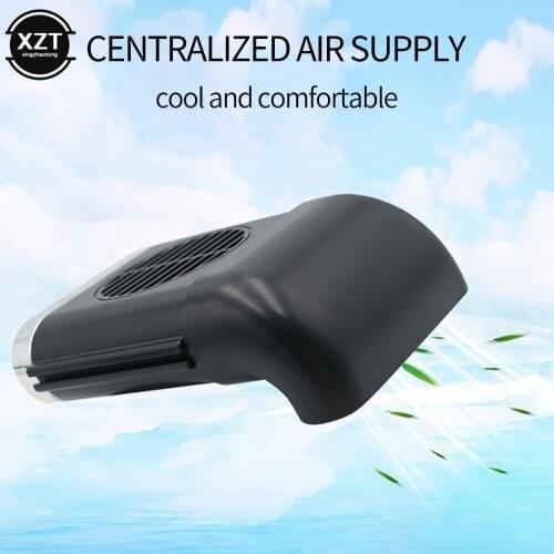 Car Fan Magnetic Fan Car Cooler Silent Wireless Charging USB Fan 3 Speeds Adjustable Universal Car Rear Seat Auto Cooling
