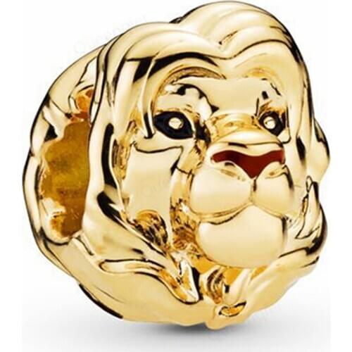 925 Sterling Silver Lion European Charms Bead Fit Original Bracelets Chain DIY Girl Women Pendant Charm Beads Jewelry Making