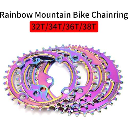 AKANTOR 104BCD MTB Chainring Mountain Bicycle Crankset Tooth Plate 32T34T 36T 38T MTB Cranks Crown Crank Brothers Bike Component
