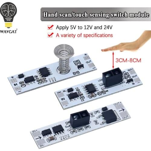 Short Distance Scan Sensor Sweep Hand Sensor Switch Module 36W 3A Constant Voltage for Auto Smart Home Compatible XK-GK-4010A