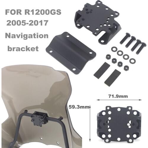 For BMW R1200GS 2005-2017 Motorcycle Accessories Stand Holder Phone Mobile Phone GPS Plate Bracket
