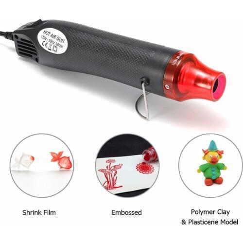 300W Electric Hot Air Gun US 110V/EU 220V Heat Gun DIY Tools For Mud Toys/Rubber Stamp/Shrinkable Film #247679