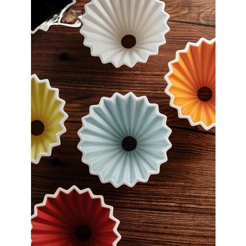 HZSH Ceramic/wood Coffee Color Drip Coffee \ Reusable Filters V60 Glass Glass Coffee Filter Reusable Coffee Filters Coffee Tools